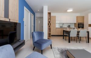 Kuchyň nebo kuchyňský kout v ubytování Apartment Julia Umag