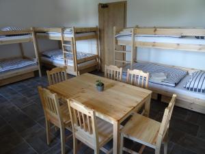 Postel nebo postele na pokoji v ubytování Penzion U vlka