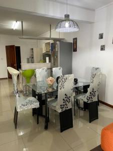 Area soggiorno di Spacious beach property in Flic en Flac