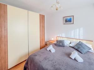Postel nebo postele na pokoji v ubytování Holiday home Giran