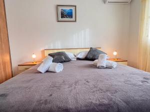 Postel nebo postele na pokoji v ubytování Holiday home Giran