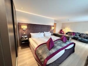 Ein Bett oder Betten in einem Zimmer der Unterkunft Hotel Reppert