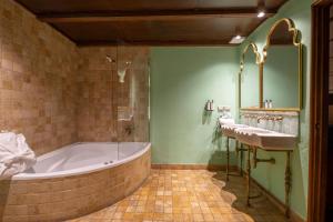 Koupelna v ubytování Hotel Cetina Palacio de los Salcedo + 37 fotografií