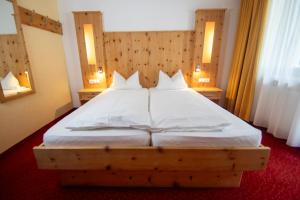 Łóżko lub łóżka w pokoju w obiekcie Aktivhotel Waldhof