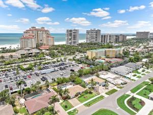 an aerial view of the city and the ocean at 310 West Flamingo Circle in Marco Island