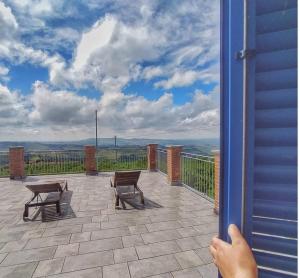 Balkón nebo terasa v ubytování B&B La Buonora