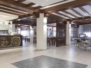 TV a/nebo společenská místnost v ubytování Hotel Nettuno