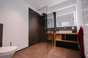 Koupelna v ubytování Ferienapartments Seepark Möhnesee