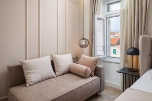 Luxury rooms Le Prestige Few Minutes from Split's Iconic Waterfront客房内的一张或多张床位