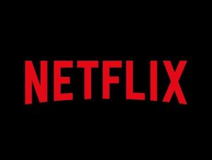 un logotipo de netflix rojo sobre fondo negro en Villa Mila, en Dalung