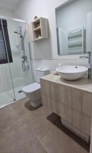Koupelna v ubytování Casa da Penela