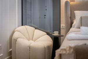 Luxury rooms Le Prestige Few Minutes from Split's Iconic Waterfront客房内的一张或多张床位