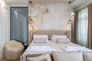 Luxury rooms Le Prestige Few Minutes from Split's Iconic Waterfront客房内的一张或多张床位
