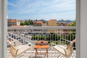 Balkón nebo terasa v ubytování Luxury rooms Le Prestige Few Minutes from Split's Iconic Waterfront