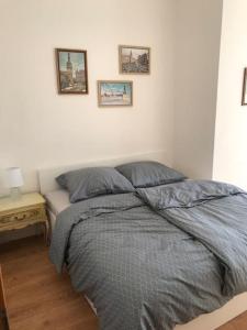 Postel nebo postele na pokoji v ubytování Prostorny byt 2+1 primo v centru