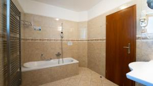 Koupelna v ubytování Hotel Richard Spa & Wellness