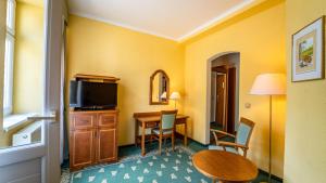 TV a/nebo společenská místnost v ubytování Hotel Richard Spa & Wellness