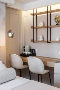 Luxury rooms Le Prestige Few Minutes from Split's Iconic Waterfront客房内的一张或多张床位