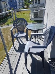 Balkon lub taras w obiekcie Apartament Comfort Del Mar V