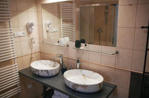 Koupelna v ubytování Hotel Litovel