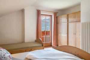 Postel nebo postele na pokoji v ubytování Woehrmannhof Apt Birnblüte