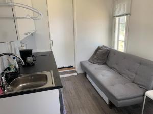Posezení v ubytování Lakeland BoxCabin