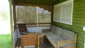Posezení v ubytování Kastani Camping