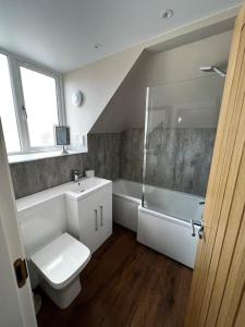 Koupelna v ubytování Roslin Templar loft