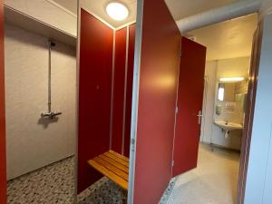 Koupelna v ubytování Førde Sommarhotell