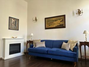 Гостиная зона в Syros casa