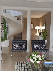 Posezení v ubytování villa josepha