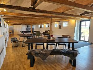 Posezení v ubytování B&B Hygge Jegindø