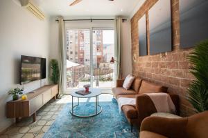 TV a/nebo společenská místnost v ubytování Tendency Apartments Miro 8