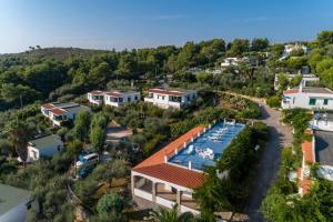 an aerial view of a resort with a swimming pool at Villaggio Passo Dell'Arciprete in Vieste