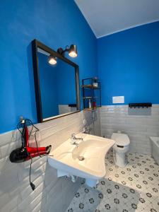 Koupelna v ubytování Taffetà b&b