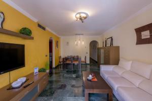 TV a/nebo společenská místnost v ubytování Apartamento Céntrico Sibarys-3 dormitorios