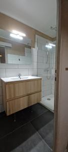 Koupelna v ubytování Appartement LEUCATE