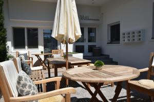 Posezení v ubytování Landhaus Rust
