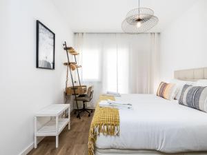 Postel nebo postele na pokoji v ubytování Apartamento Primavera