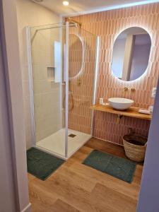 Koupelna v ubytování B&B Casa Mijo