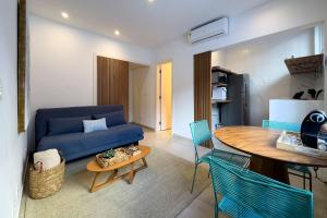 Posezení v ubytování Incrível localização no Leblon