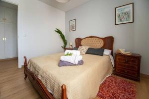 Ένα ή περισσότερα κρεβάτια σε δωμάτιο στο Apartamento Bro Mar