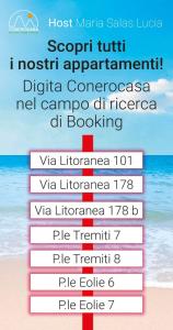 Fotografie z fotogalerie ubytování Conero casa- Marcelli di Numana in Via Litoranea 178 Fronte Mare con Pass Parcheggio Gratuito v destinaci Marcelli