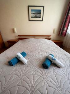 Postelja oz. postelje v sobi nastanitve Apartment Jūros Mėlis