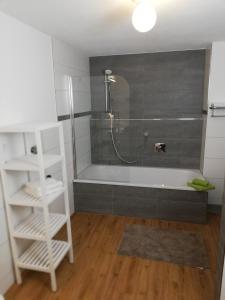 Koupelna v ubytování Sägemühle Eschachthal