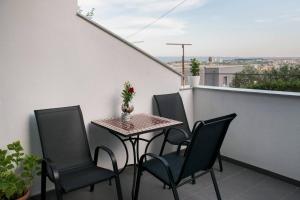 Balkón nebo terasa v ubytování Apartment Bruna