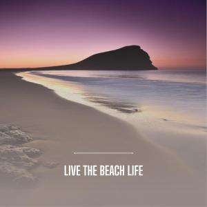 a beach with the words live the beach life at Penthouse Apartment Tejita Beach in La Tejita