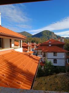 Vue générale sur la montagne ou vue sur la montagne depuis l'appartement