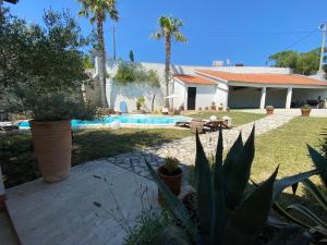 a house with a swimming pool in a yard at Apartments Lorenandreja in Rab