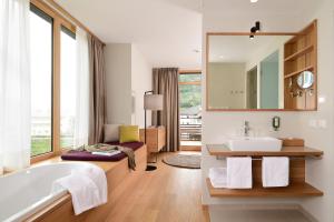 Postel nebo postele na pokoji v ubytování Hotel Schwarzschmied
